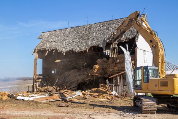 Barn Demolition in Meridian