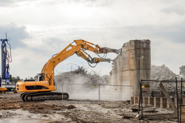 Silo Demolition in Meridian