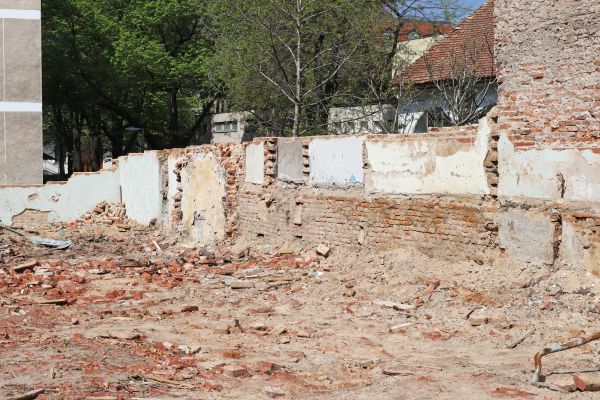 Brick Wall Demolition in Meridian