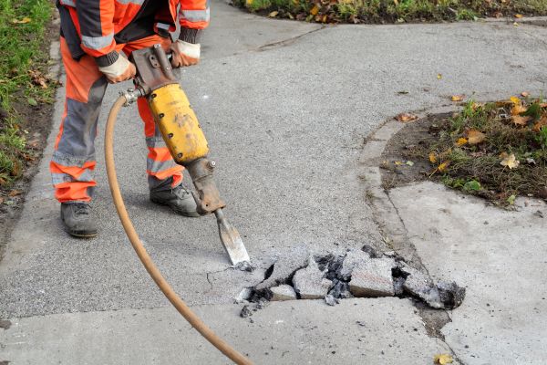 Concrete Sidewalk Removal in Meridian