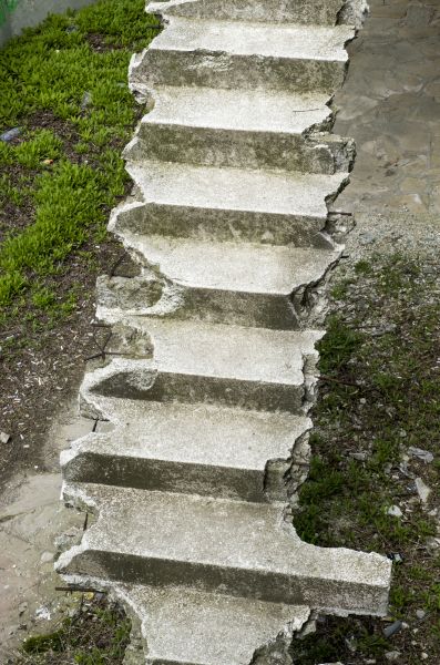 Concrete Steps Demolition in Meridian